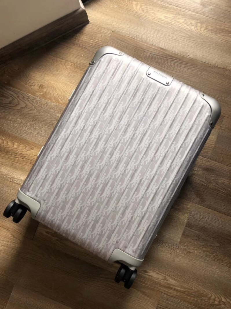 RIMOWA X DIOR ALUMINIUM LUGGAGE -  HIGH QUALITY 1:1