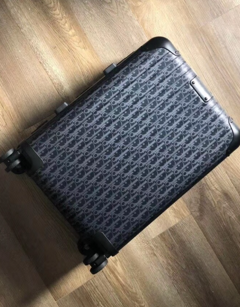 RIMOWA X DIOR ALUMINIUM LUGGAGE -  HIGH QUALITY 1:1