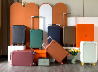 HERMÈS-STYLE R.M.S. LEATHER CARRY-ON LUGGAGE – 20″– HIGH QUALITY 1:1
