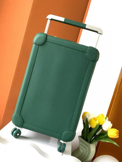 HERMÈS-STYLE R.M.S. LEATHER CARRY-ON LUGGAGE – 20″– HIGH QUALITY 1:1