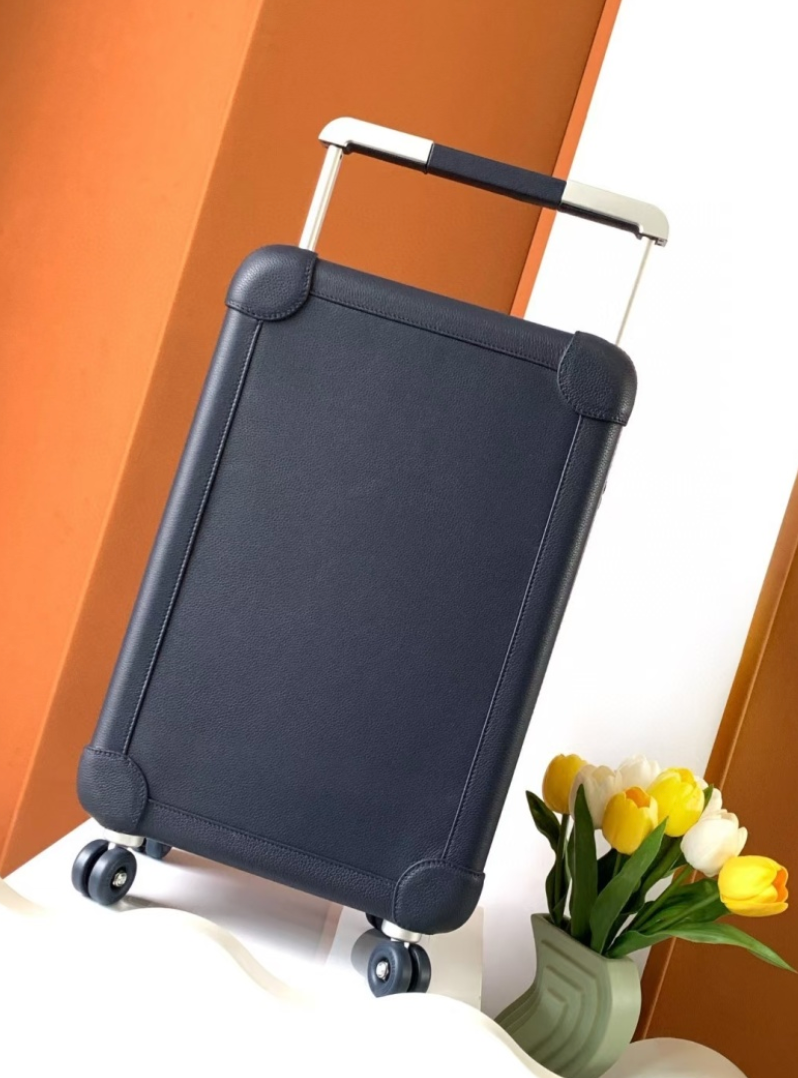 HERMÈS-STYLE R.M.S. LEATHER CARRY-ON LUGGAGE – 20″– HIGH QUALITY 1:1