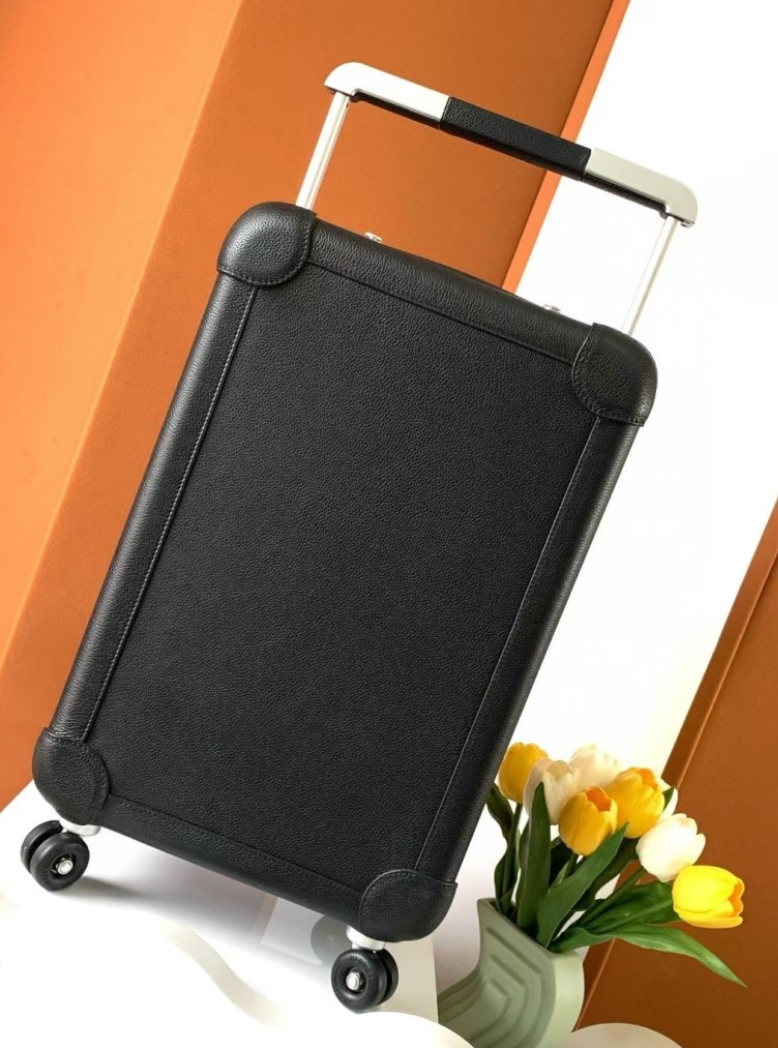 HERMÈS-STYLE R.M.S. LEATHER CARRY-ON LUGGAGE – 20″– HIGH QUALITY 1:1