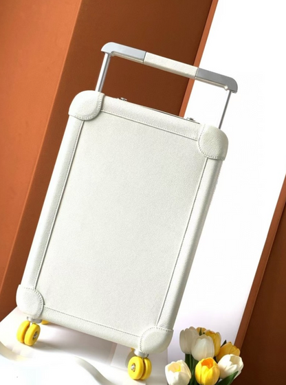 HERMÈS-STYLE R.M.S. LEATHER CARRY-ON LUGGAGE – 20″– HIGH QUALITY 1:1