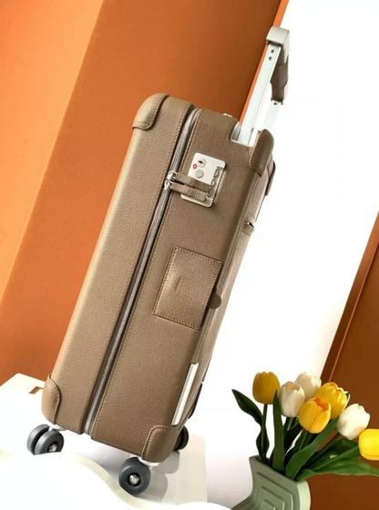 HERMÈS-STYLE R.M.S. LEATHER CARRY-ON LUGGAGE – 20″– HIGH QUALITY 1:1