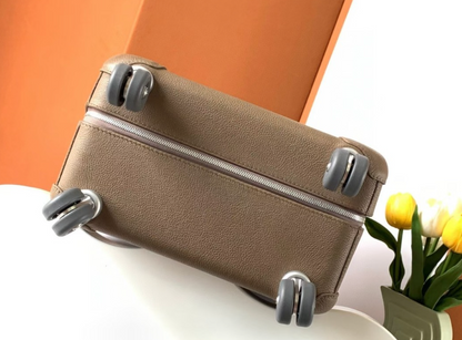 HERMÈS-STYLE R.M.S. LEATHER CARRY-ON LUGGAGE – 20″– HIGH QUALITY 1:1