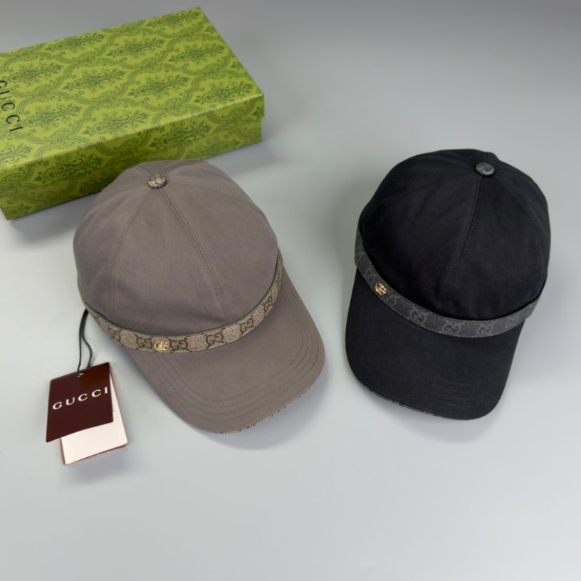 PRADA EMBROIDERED LOGO TWO-TONE BASEBALL CAP – BLACK / WHITE – 1:1 HIGH END