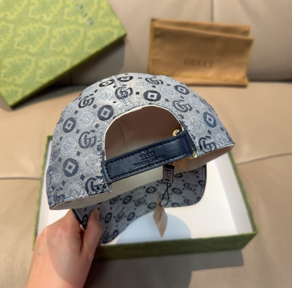 GUCCI-STYLE GG EMBROIDERED BASEBALL CAP – HIGH QUALITY 1:1