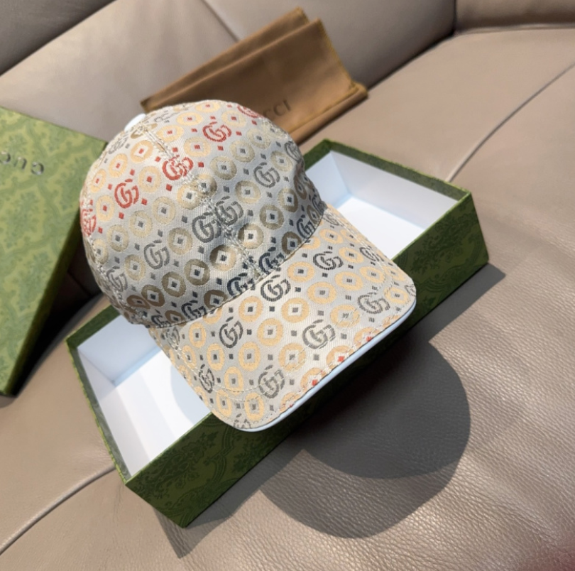 GUCCI-STYLE GG EMBROIDERED BASEBALL CAP – HIGH QUALITY 1:1