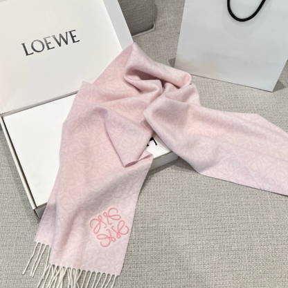 LOEWE LOGO WOOL & CASHMERE SCARF – HIGH QUALITY 1:1