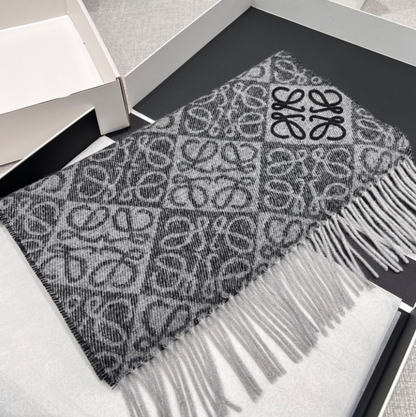 LOEWE LOGO WOOL & CASHMERE SCARF – HIGH QUALITY 1:1