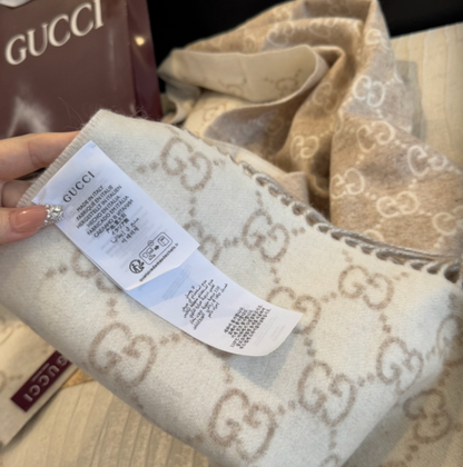 GUCCI GG WOOL SCAR – 100% WOLLE – HIGH QUALITY 1:1