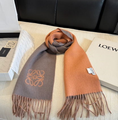 LOEWE LOGO WOOL & CASHMERE SCARF – HIGH QUALITY 1:1