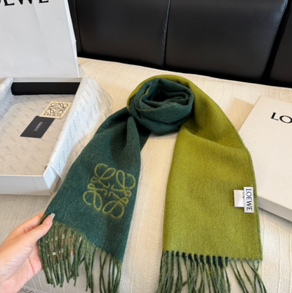 LOEWE LOGO WOOL & CASHMERE SCARF – HIGH QUALITY 1:1
