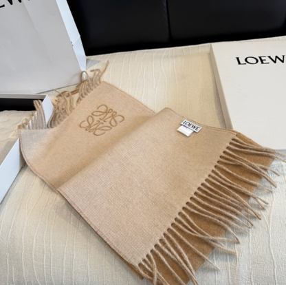 LOEWE LOGO WOOL & CASHMERE SCARF – HIGH QUALITY 1:1