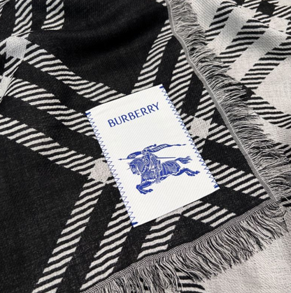 BURBERRY WOOL & CASHMERE SCARF – HIGH QUALITY 1:1