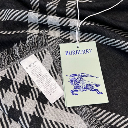 BURBERRY WOOL & CASHMERE SCARF – HIGH QUALITY 1:1