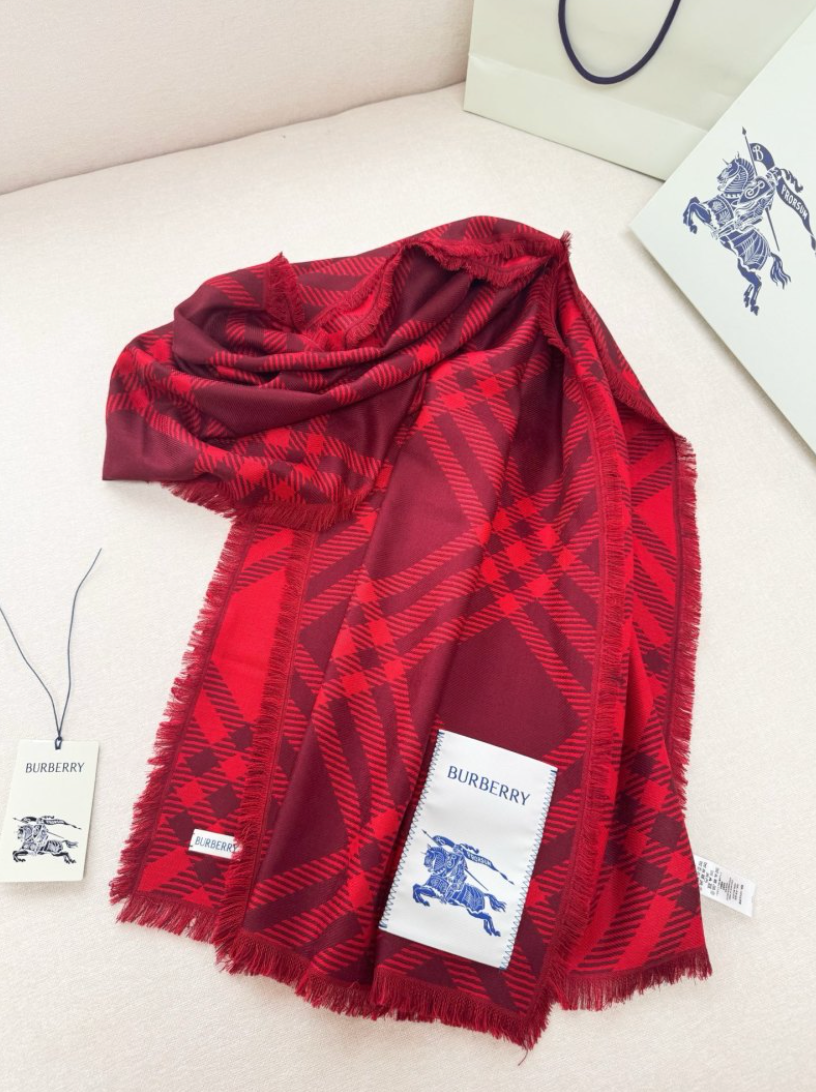 BURBERRY WOOL & CASHMERE SCARF – HIGH QUALITY 1:1