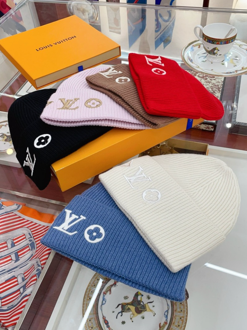 LOUIS VUITTON MONOGRAM WOOL BEANIE – HIGH QUALITY 1:1