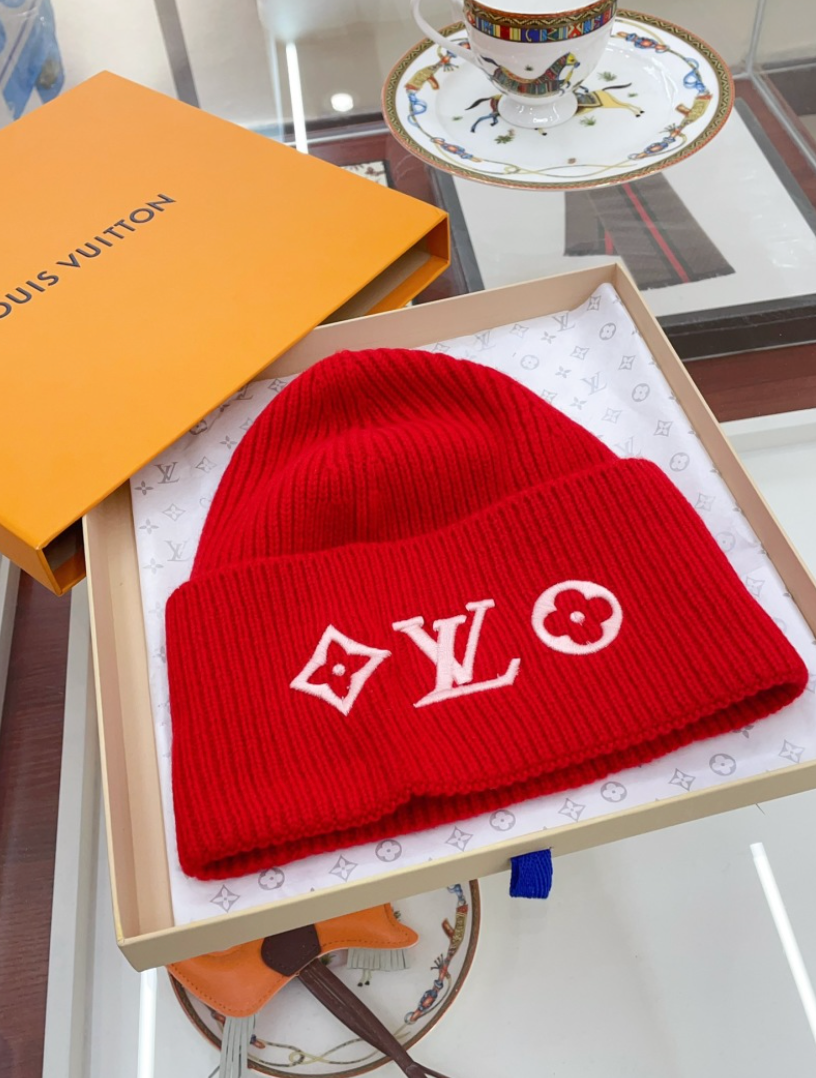LOUIS VUITTON MONOGRAM WOOL BEANIE – HIGH QUALITY 1:1