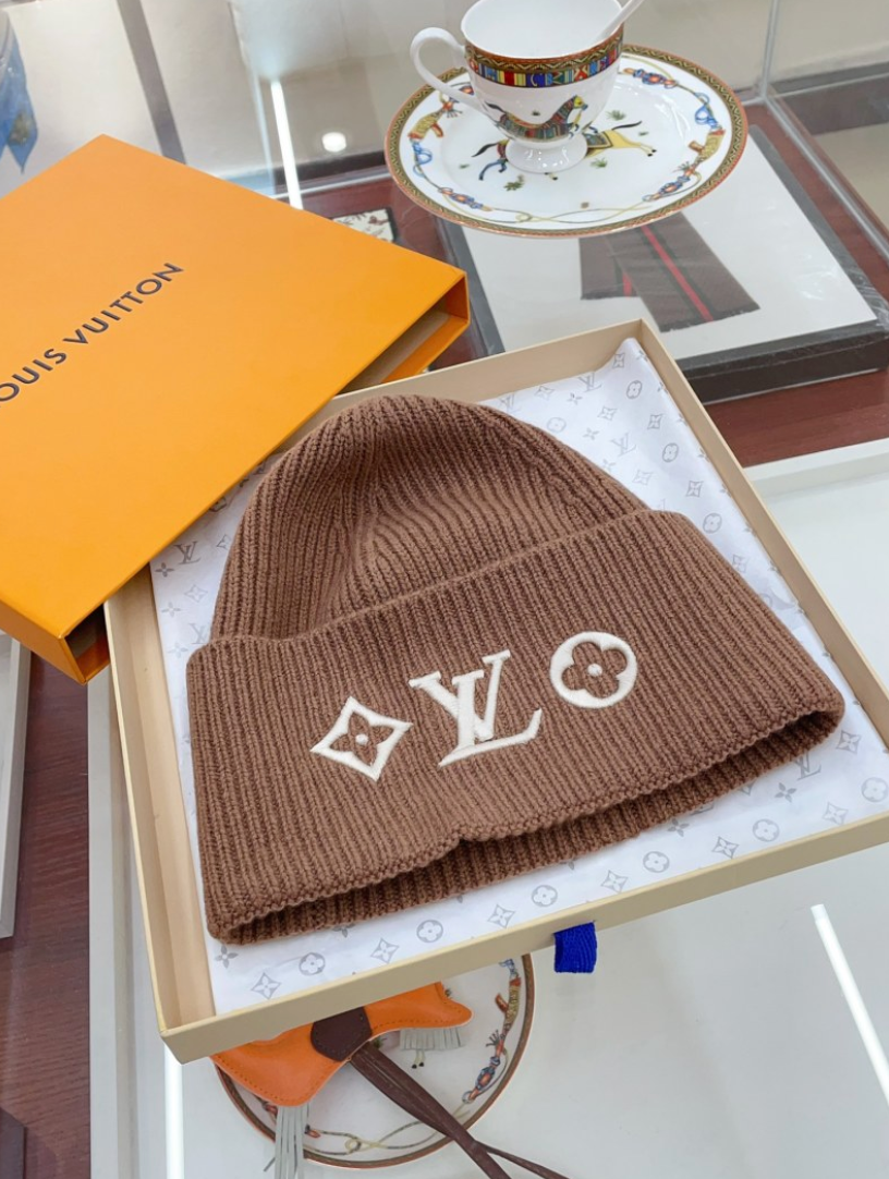 LOUIS VUITTON MONOGRAM WOOL BEANIE – HIGH QUALITY 1:1