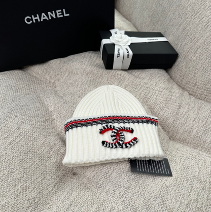 CHANEL-STYLE KNIT BEANIE – HIGH QUALITY 1:1