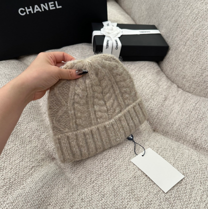 MONCLER-STYLE KNIT BEANIE – WITH & WITHOUT POM-POM – HIGH QUALITY 1:1
