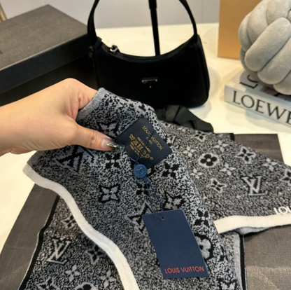 LOUIS VUITTON WINTER SET – MÜTZE & SCHAL – HIGH QUALITY 1:1