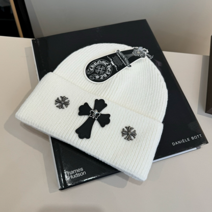 PRADA EMBROIDERED LOGO TWO-TONE BASEBALL CAP – BLACK / WHITE – 1:1 HIGH END