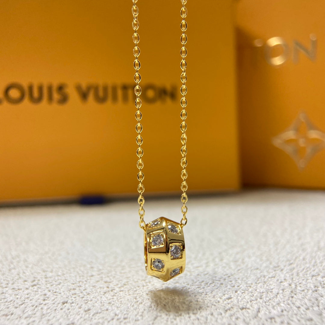 LOUIS VUITTON LE DAMIER DE NECKLACE – Full Set  - 1:1 HIGH END