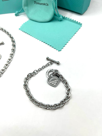 TIFFANY SCHMUCK SET | HALSKETTE + ARMBAND | FULLSET | HIGH END