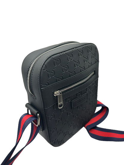GUCCI BAG - SMALL - UNISEX - MONOGRAM GG - BLACK