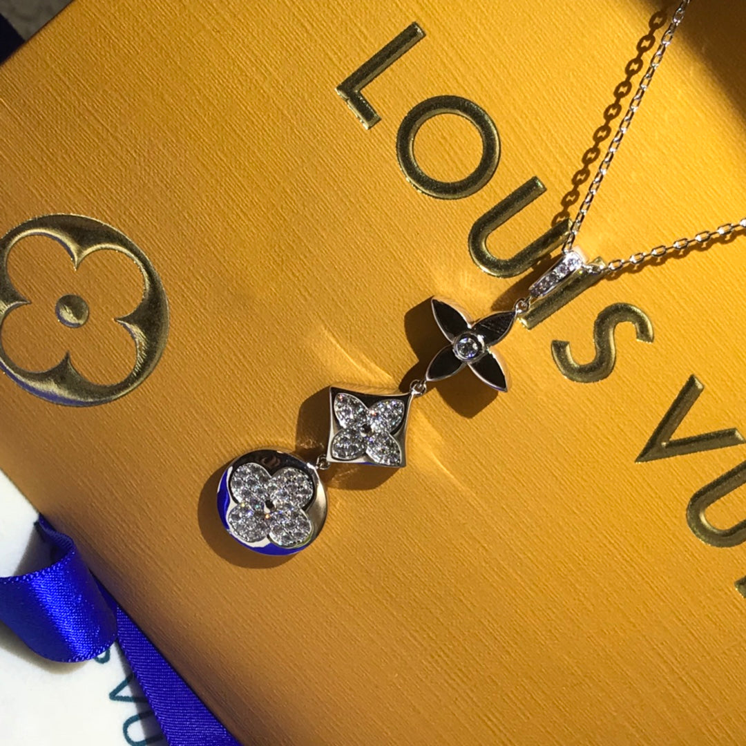 LOUIS VUITTON COLOR BLOSSOM NECKLACE  – Full Set  - 1:1 HIGH END