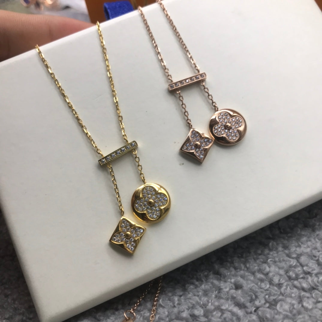 LOUIS VUITTON IDYLLE BLOSSOM NECKLACE  – Full Set  - 1:1 HIGH END