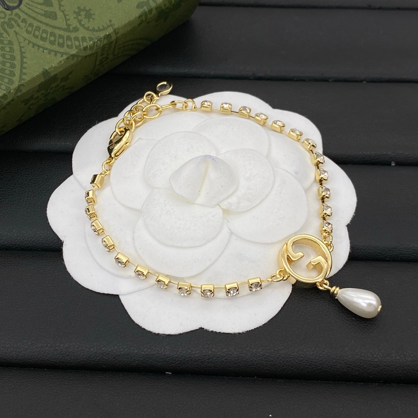 GUCCI GG MARMONT CRYSTAL BRACELET – Full Set - 1:1 HIGH END