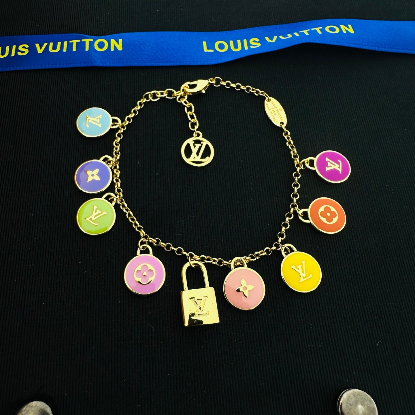 LOUIS VUITTON CONFETTI NECKLACE / BRACELET – Full Set - 1:1 HIGH END