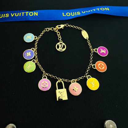 LOUIS VUITTON CONFETTI NECKLACE / BRACELET – Full Set - 1:1 HIGH END