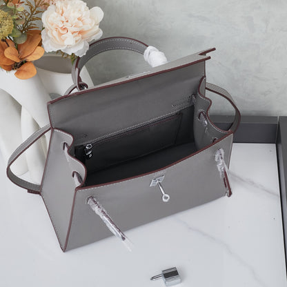 HERMÈS SCHULTERTASCHE KELLY 28CM FEU RETOURNE SILVER - 1:1 HIGH END