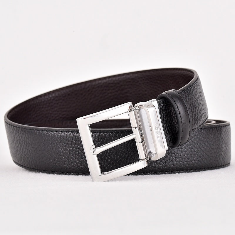 PRADA BUSINESS RETRO PIN BUCKLE LEATHER BELT COLLECTION – FULL SET – 1:1 HIGH END