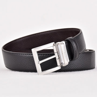 PRADA BUSINESS RETRO PIN BUCKLE LEATHER BELT COLLECTION – FULL SET – 1:1 HIGH END