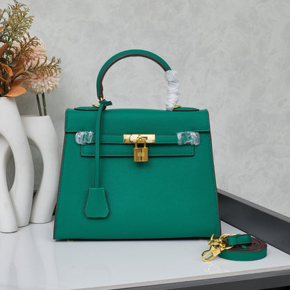 HERMÈS 25CM KELLY SELLIER ORANGE EPSOM LEATHER GOLD HARDWARE - 1:1 HIGH END
