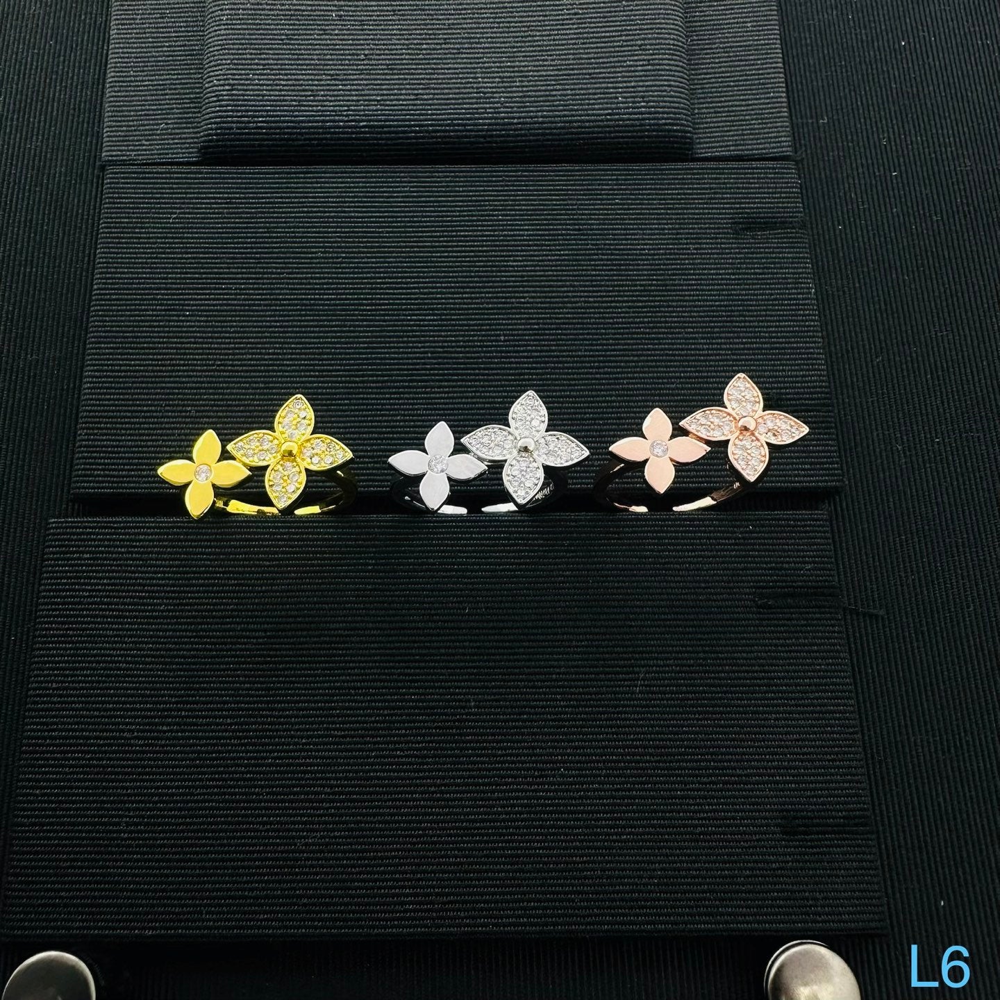 LOUIS VUITTON IDYLLE BLOSSOM RING – Full Set - 1:1 HIGH END