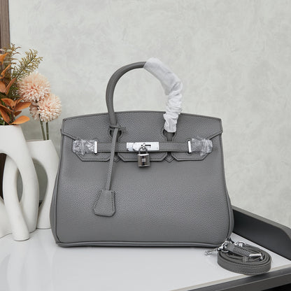HERMÈS BIRKIN 30 EPSOM GRIS ASPHALT HAND TASTHE - 1:1 HIGH END