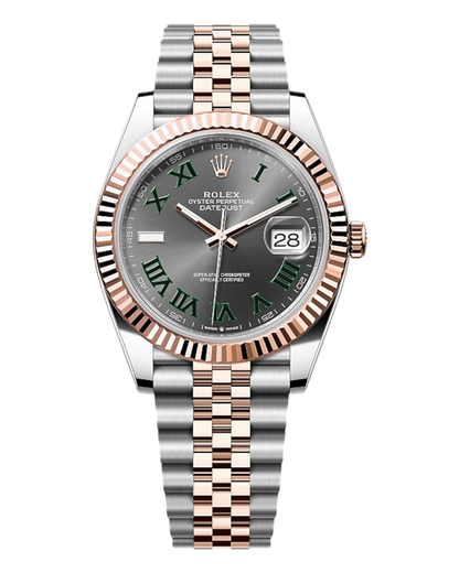 Rolex Datejust 41mm Wimbledon Dial Rosegold Bicolor Jubilee - U1 FACTORY - AUTOMATIK