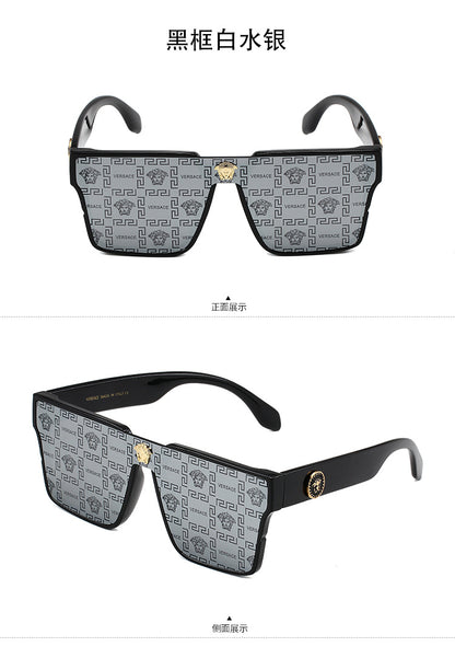 VERSACE GEOMETRIC SHIELD SUNGLASSES – FULL SET – 1:1 HIGH END