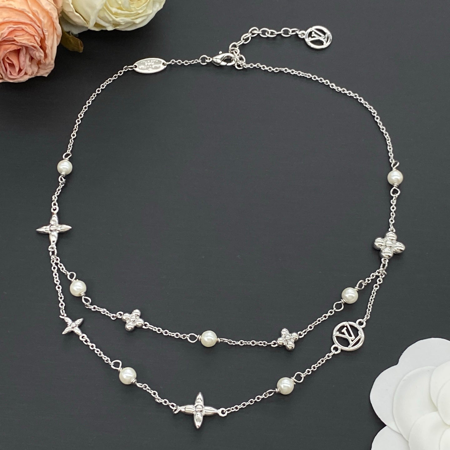 LOUIS VUITTON IDYLLE BLOSSOM NECKLACE / BRACELET – Full Set - 1:1 HIGH END