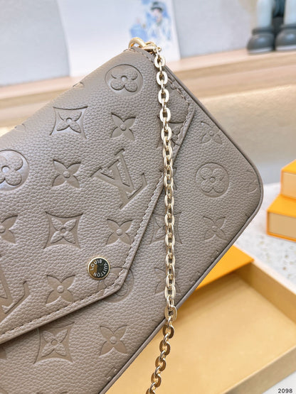 LOUIS VUITTON POCHETTE FÉLICIE – Full Set  - 1:1 HIGH END