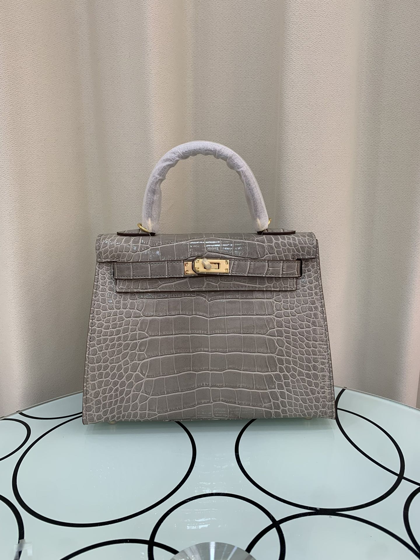 HERMÈS KELLY CROCODILE 25CM  - 1:1 HIGH END