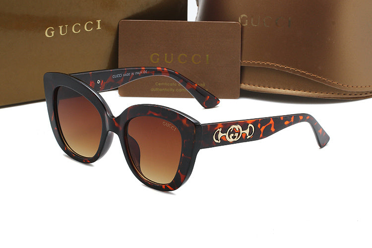 GUCCI ROUND CAT EYE SUNGLASSES – FULL SET – 1:1 HIGH END