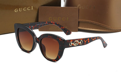 GUCCI ROUND CAT EYE SUNGLASSES – FULL SET – 1:1 HIGH END