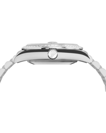 Rolex Datejust White with Diamonds 36mm Jubilee U1 FACTORY - AUTOMATIK